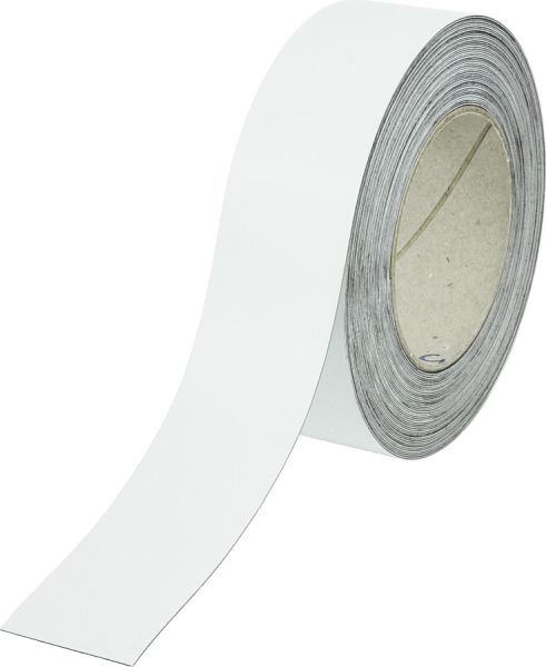 Moedel Magnetstreifen weiß auf Rolle, Magnetfolie, 40 mm x 15 m, 55470