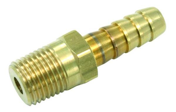 Prevost Schlauchtülle mit konischem Außengewinde, AG BSPT= R 3/8, für Schlauch mit Innen-Ø= 14 mm, VE: 10 Stück, JFT 3814