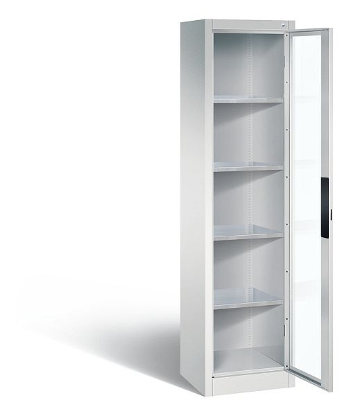 C+P Werkzeugschrank Acurado, H1950xB502xT400mm, Farbe: Lichtgrau, Muldengriff, 8900-055 S10031