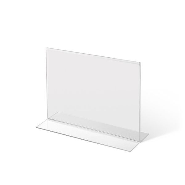 Showdown Displays Acrylaufsteller in T-Form DIN A5 quer, TA5PXS