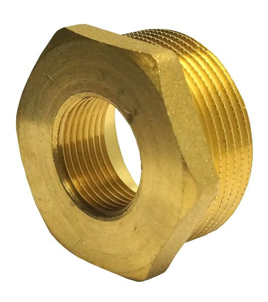 AEROTEC Reduzierung G 1 1/2 Zoll AG x 3/4 Zoll IG Messing, 20.4013.20-PS