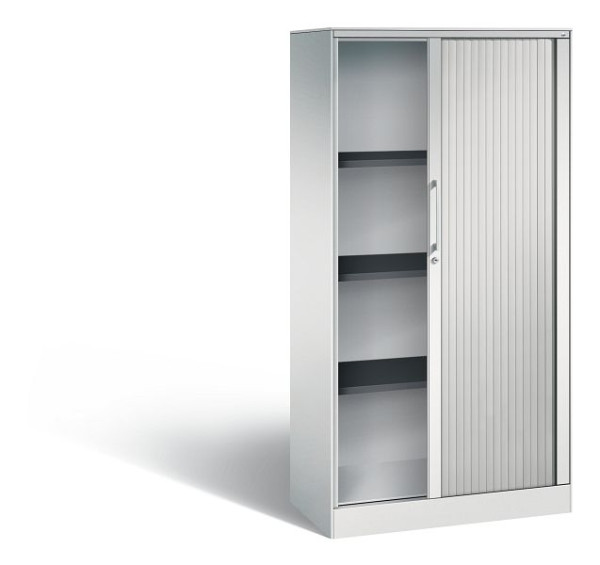 C+P Rollladenschrank Asisto, H1639xB800xT435mm, Farbe: Lichtgrau, Bügelgriff, 4 OH, 143013-000 S10055