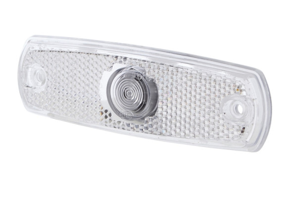 HELLA Positionsleuchte, Halogen, 24V, Einbau/Schraubanschluss, Lichtscheibenfarbe: glasklar, links/rechts, Rückstrahler, 2PG 962 964-051