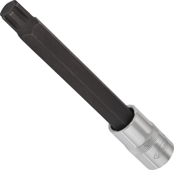 VIGOR RIBE Schraubendreher-Einsatz, Vierkant hohl 12,5 mm (1/2 Zoll), Innen Keilprofil Ribe-CV, M13, Länge: 140 mm, V2225