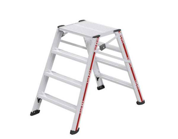 HYMER Service- und Montagetritt, beidseitig begehbar, 2x4 Stufen, Standhöhe 0,92 m, 603408