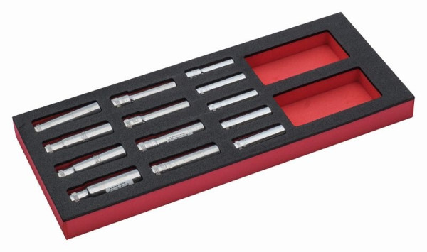 Bahco 1/3 Einlage, Steckschlüssel + Zubehör 3/8" + 1/2", 13-teilig, FF1E2501