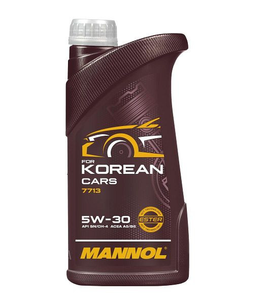 MANNOL Premium-Motorenöl 7713 für koreanische Autos 5W-30, VE: 1 l, MN7713-1