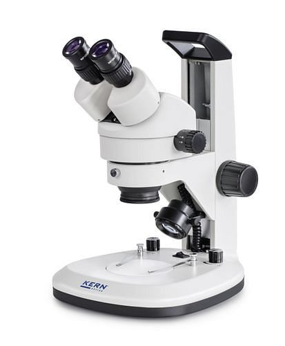 Kern Optics Stereo-Zoom Mikroskop OZL 467, Tubus Binocular, Sehfeld Ø 20.0 mm, mechanischer Ständer, 283702