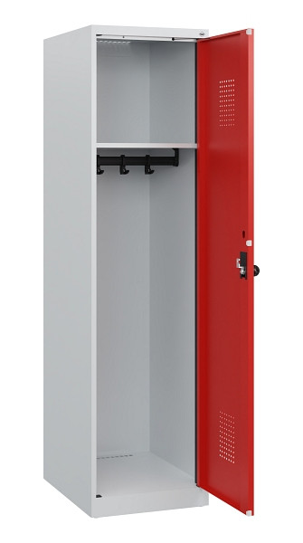 C+P Spind Evolo PLUS, 1 Abteil, 1530x400x500mm, 7035/3020, Drehriegel, 0490005-12 S10005