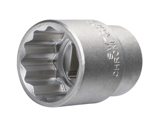 SW-Stahl Steckschlüsseleinsatz, 3/4", Zwölfkant, 34 mm, 07663L-34