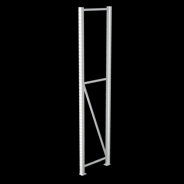 BITO Stützrahmen FlexSet /F2 2504x800 2 Fußplatten ohne Dübel unmontiert verzinkt, C0060-0046