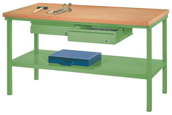 Pavoy Werkbank 1500, 1 Boden + 2 Schubladen, 58583-150-000-910905