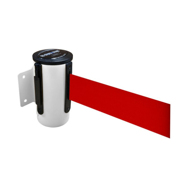 Stein HGS Wandgurtkassette -P-Line Utility-, weiß, rot, mit magnetischem Gurtendstück, 12846m-0104