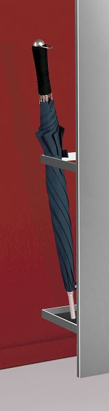 Kerkmann Schirmhalter Kent, B 139 x T 229 mm, alusilber, 33676714