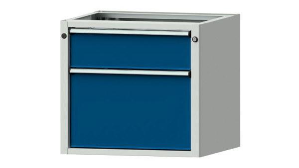 ANKE Werkbänke Unterbauschrank, Modell 1802 V, 660 x 615 x 600 mm, RAL 7035/5010, 402.509