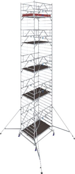 Krause Stabilo Fahrgerüst S50 Feldlänge: 2,00m, Arbeitshöhe: 11,40m, 781093