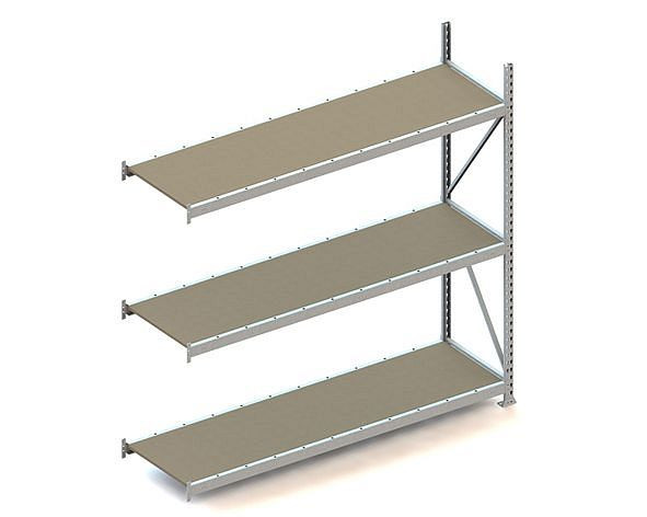 Meta MINI-RACK AR 2200x2200x650 mm, verzinkt, mit Spanplatten, Bodenanzahl: 3, 20051249