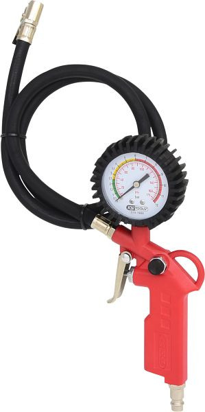 KS Tools Druckluft-Reifenfüllmesser, 0-12bar, 515.1920, 4042146712573