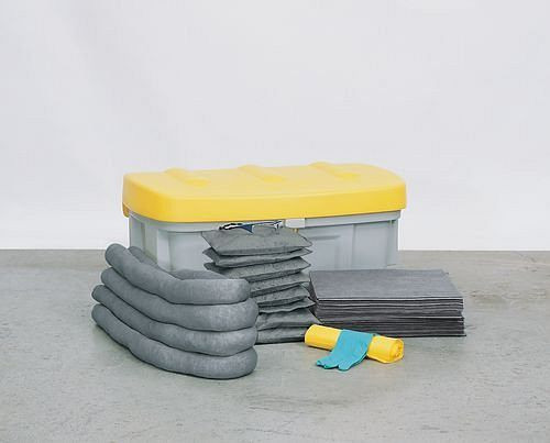 DENSORB Notfall-Set, Sicherheitsbox SF 100, Ausführung "Spezial", Aufnahmekapazität 109 Liter, 157350