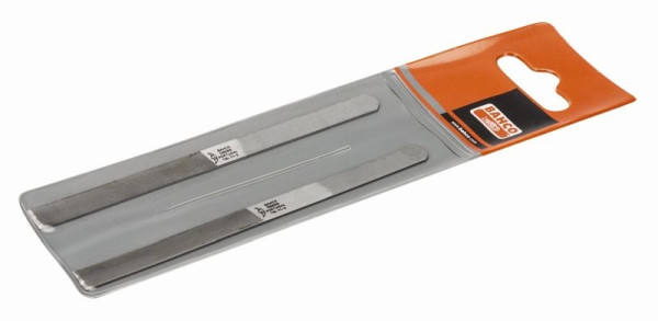 Bahco Kontaktfeilen, 2er Pack, 110x8x1 mm, Hieb 3, 1-115-11-3-1