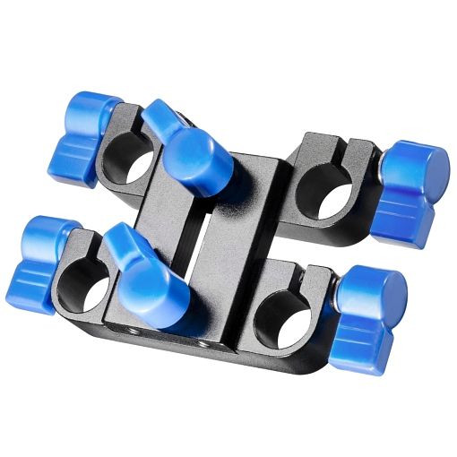 Walimex pro 15mm Doppel-Klemmblock für Video Rig, 1019441