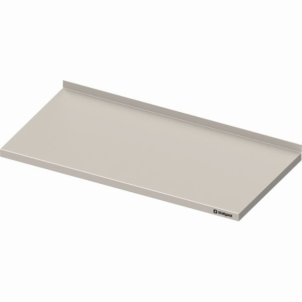 Stalgast Arbeitsplatte BOX50 1,5 mm, 5300x600x50 mm, mit Stecknaht und Aufkantung, BX53643A