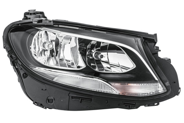 HELLA Halogen-Hauptscheinwerfer, für u.a. Mercedes-Benz E-Class (W213), für Rechtsverkehr, rechts, 1EG 012 076-061