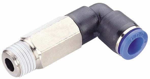 timmer B-WEdlk-8-1/8-KU, Winkel-Einschraubverschraubung konisch in langer Ausführung, Schlauch-Ø: 8 mm, Gewinde: 1/8", VE: 10 Stück, 03180192