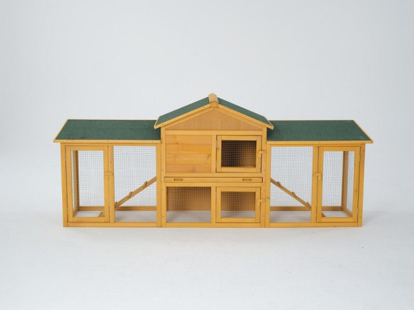 Metra Kaninchenstall, Hasenstall, XXL mit Auslauf, 10019