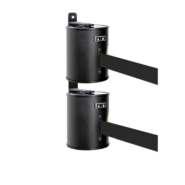 Stein HGS Wandgurtkassette -P-Line Double-, schwarz, 34247-03