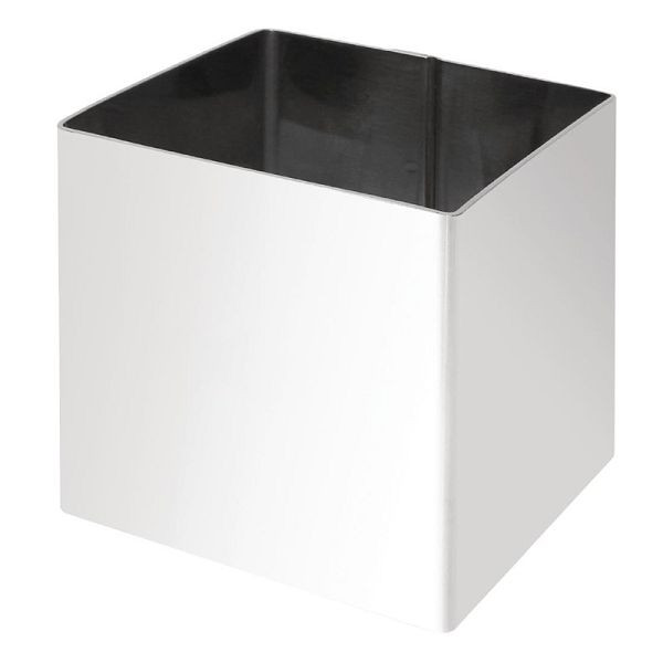 Vogue quadratischer Moussering 6cm extra tief, für ansprechend angerichtete Speisen, CF165