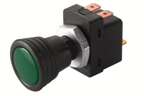 HELLA Schalter, S04, Zugbetätigung, 12V, Anschlüsse: 3, geschraubt, Ein/Aus Schalter, Halogen, Bohrung-Ø: 14.5mm, grün/orange/rot, 6ED 004 778-001