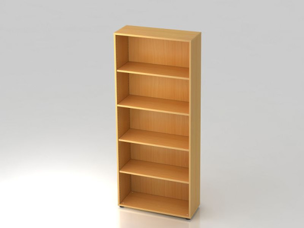 Hammerbacher Regal, 5OH 33cm tief Buche, 80x33x188 cm (BxTxH), V4000/6