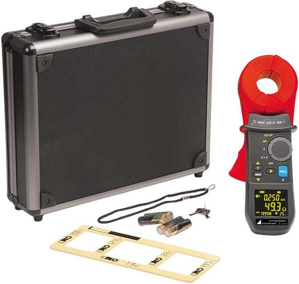 Gossen Metrawatt Erdungsmesszange zur Messung von Erdschleifenwiderstand, Schleifeninduktivität, Berührspannung und Ableitstrom, METRACLIP EARTH, M312N