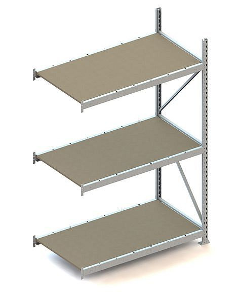 Meta MINI-RACK AR 2200x1400x800 mm, verzinkt, mit Spanplatten, Bodenanzahl: 3, 20051229