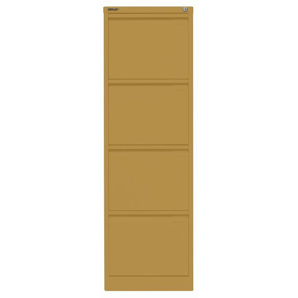 Bisley Hängeregistraturschrank, einbahnig, 4 HR-Schubladen, 682 dijon, 3643682