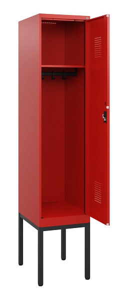 C+P Spind Evolo PLUS, Gestell, 1 Abteil, 1950x400x500mm, 3020/3020, Zylinderschloss, 0490305-12 S10052