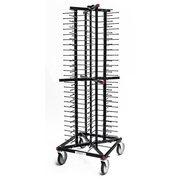 Jackstack Tellerwagen für 104 Teller, 5 cm Abstand zwischen den Etagen, L531