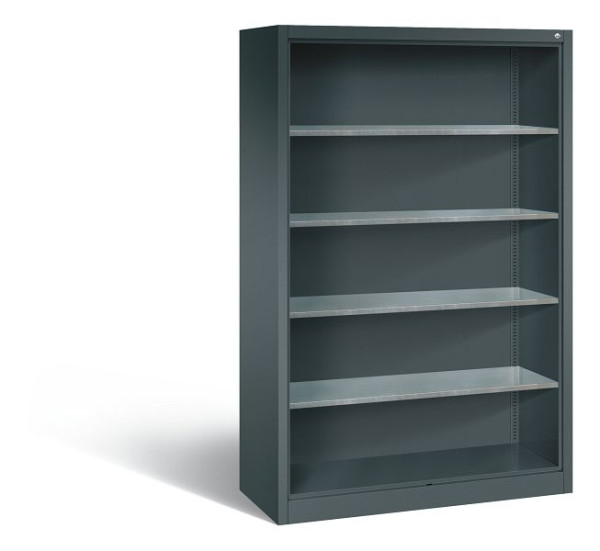 C+P Stahlregal mit Rückwand Acurado, H1950xB1200xT500mm, Farbe: Anthrazit, 8931-02 S10018