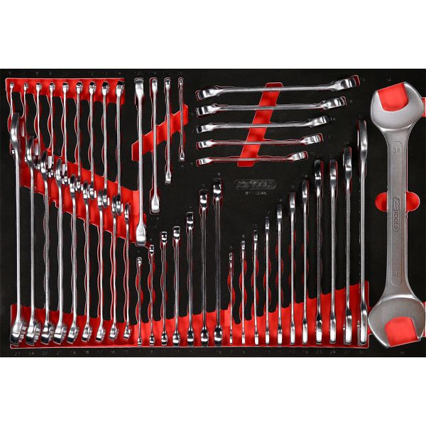 KS Tools PERFORMANCEplus Werkzeugsatz 46-teilig Schraubenschlüssel, 811.0046