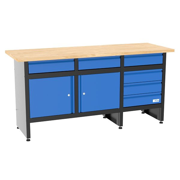 Güde Werkbank GW 6/2 XL, Farbton blau: RAL 5015, 40481, 4015671801296