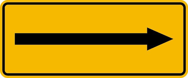 Schilder Klar Betriebsbeschilderung Richtungsangabe Gashinweisschilder, 240x100 mm Folie selbstklebend, 305/61