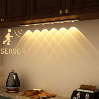 LED's light LED Schrankleuchte - 685mm 150lm 3000-6000K CCT + RGB - PIR Sensor - Silber, 0401784