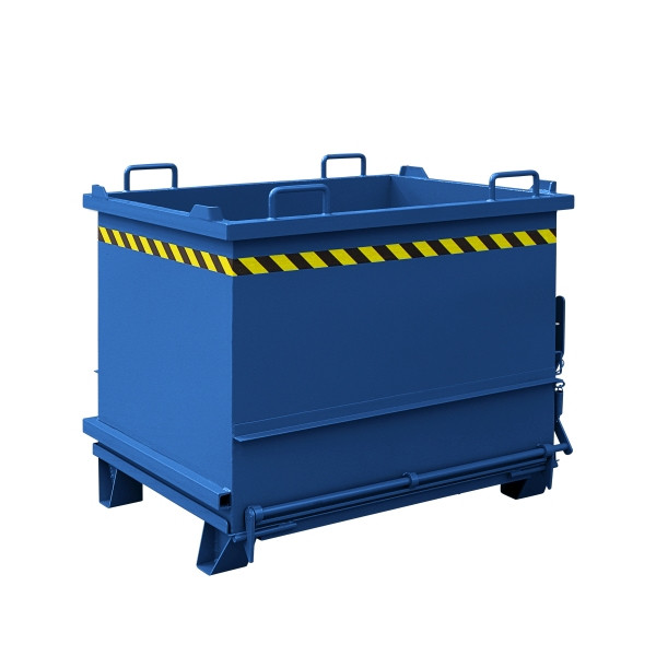 Eichinger Industrie Baustoff-Container mit Klappboden, 1500 kg, 750 Liter, enzianblau, 20351000000097