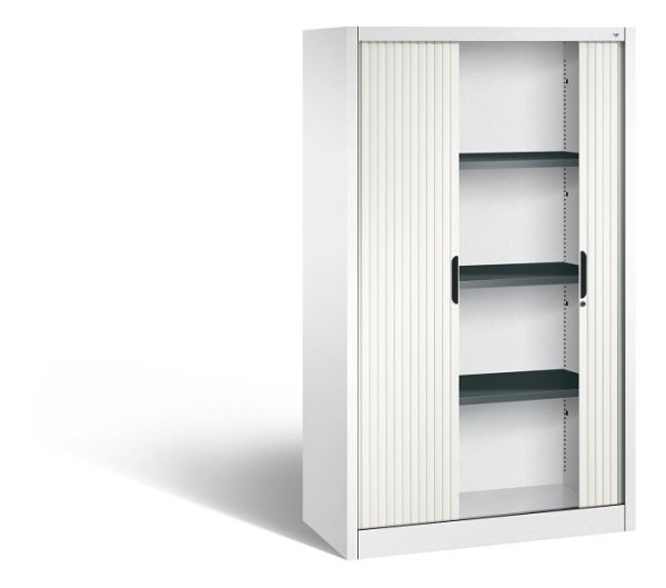 C+P Rollladenschrank Omnispace, H1660xB1000xT420mm, Farbe: Verkehrsweiß, Griffmulde, 4 OH, 3212-00 S10105