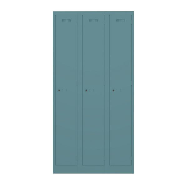 Bisley Garderobenschrank Primary Locker, 3 Abteile, 674 doulton, PL3050T1674