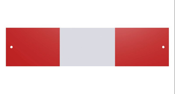 Schake Logoschild/Warnschildzeichen für Beton-Aufstellvorrichtung, Kunststoff mit Folie Typ RA1/A, ASV-605