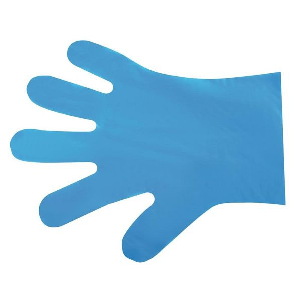 Vegware Compostable Food Prep Handschuhe Mittelblau (Packung mit 2400 Stück), FD389