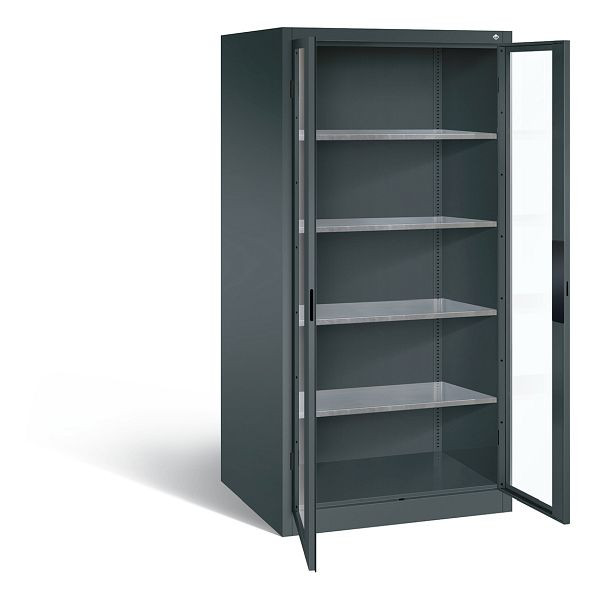 C+P Werkzeugschrank Acurado, H1950xB930xT800mm, Farbe: Anthrazitgrau, Muldengriff, 8924-055 S10022