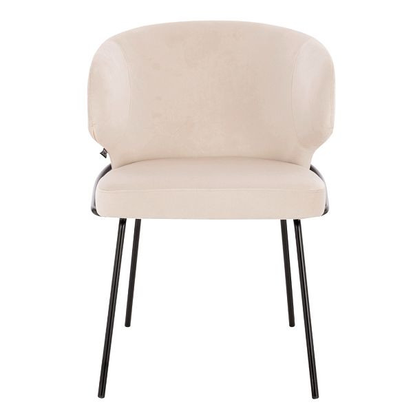 HOME DELUXE Esszimmerstuhl AMARA Samt Beige - Stückzahl: 1, 55995